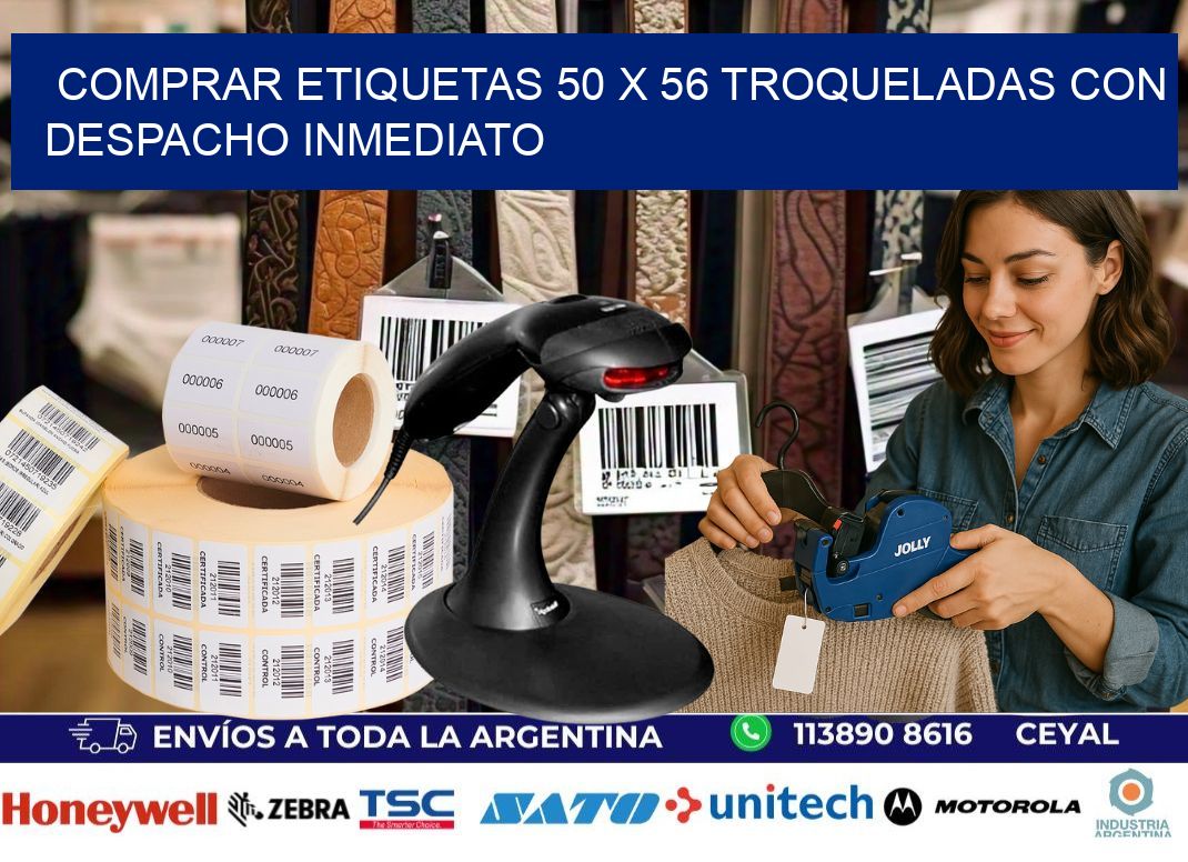 Comprar etiquetas 50 x 56 troqueladas con despacho inmediato