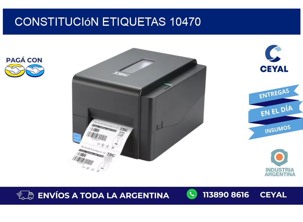 Constitución etiquetas 10470