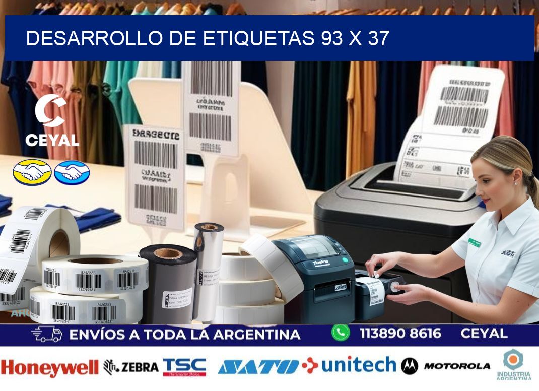 Desarrollo de etiquetas 93 x 37