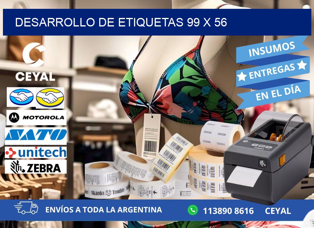 Desarrollo de etiquetas 99 x 56