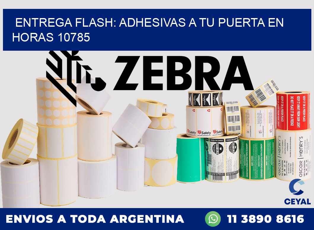 Entrega Flash: Adhesivas A Tu Puerta en Horas 10785