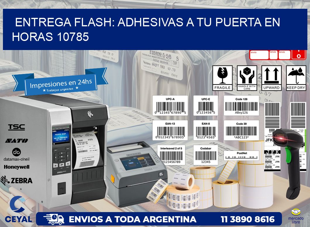 Entrega Flash: Adhesivas A Tu Puerta en Horas 10785