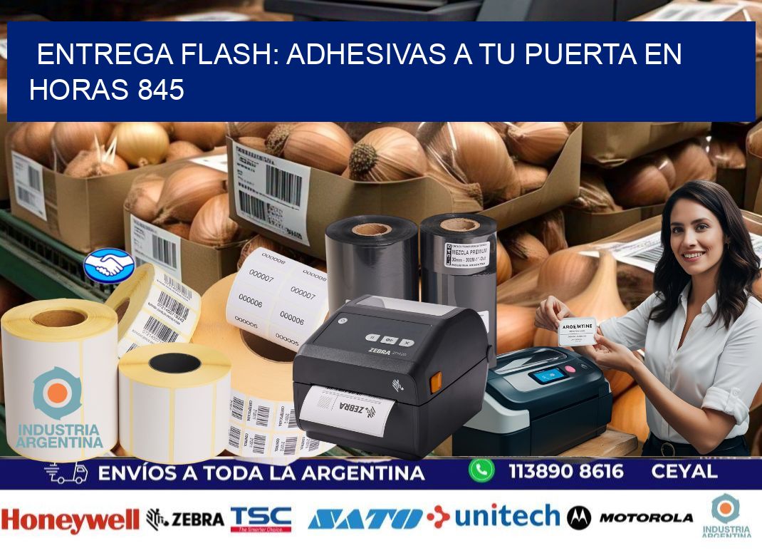 Entrega Flash: Adhesivas A Tu Puerta en Horas 845
