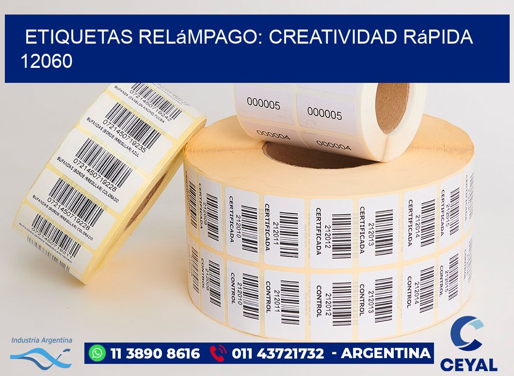 Etiquetas Relámpago: Creatividad Rápida 12060