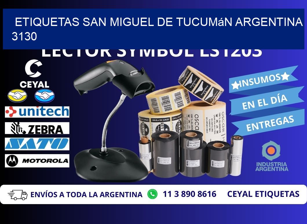Etiquetas San Miguel de Tucumán Argentina 3130