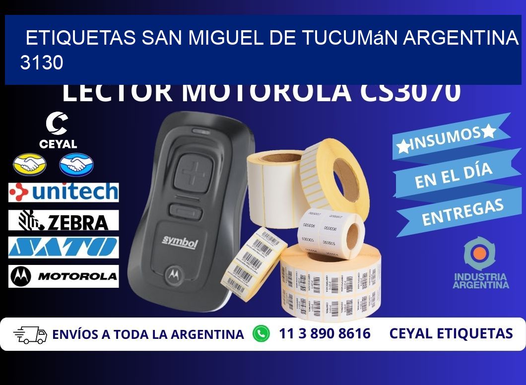 Etiquetas San Miguel de Tucumán Argentina 3130