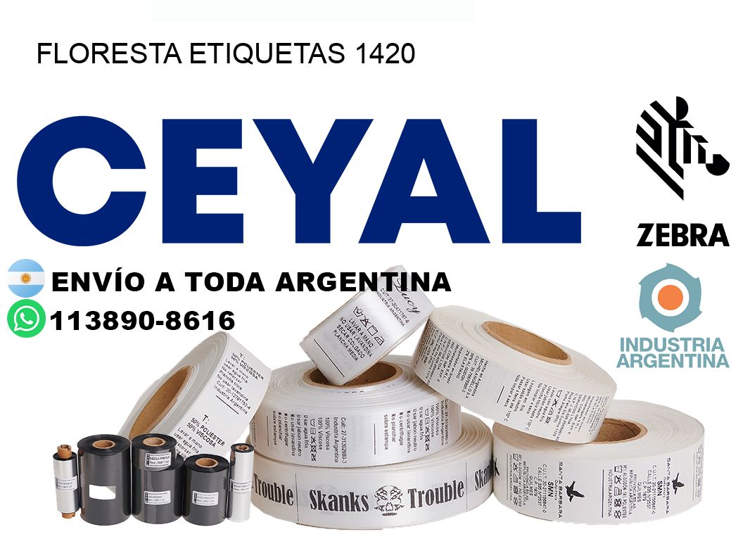 Floresta etiquetas 1420