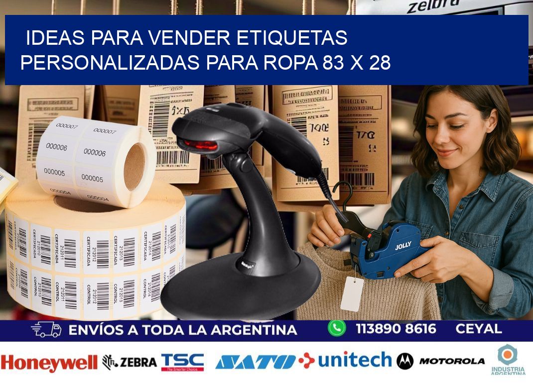 Ideas para Vender Etiquetas Personalizadas para Ropa 83 x 28