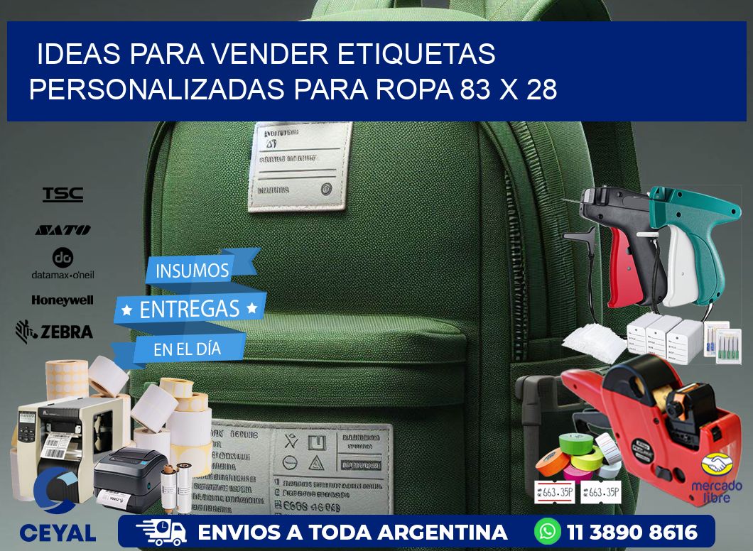 Ideas para Vender Etiquetas Personalizadas para Ropa 83 x 28