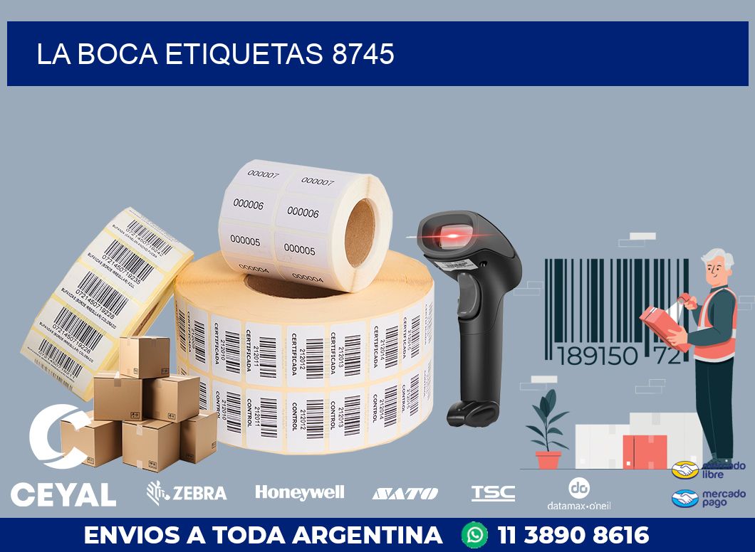 La Boca etiquetas 8745