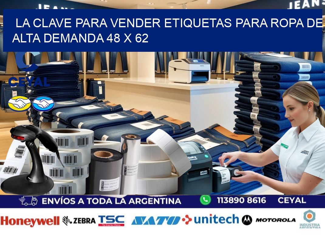 La Clave para Vender Etiquetas para Ropa de Alta Demanda 48 x 62
