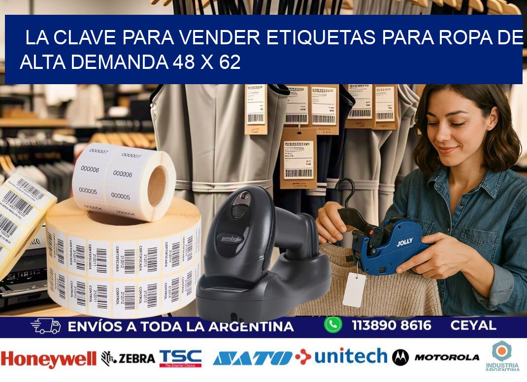 La Clave para Vender Etiquetas para Ropa de Alta Demanda 48 x 62
