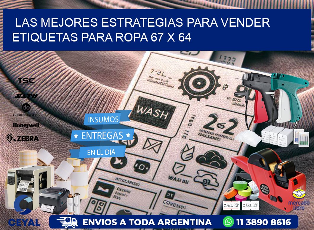 Las Mejores Estrategias para Vender Etiquetas para Ropa 67 x 64