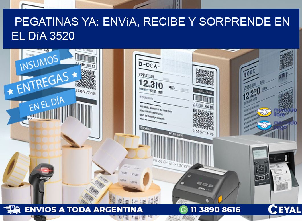 Pegatinas Ya: Envía, Recibe y Sorprende en el Día 3520