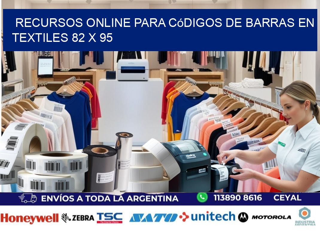 Recursos Online para Códigos de Barras en Textiles 82 x 95