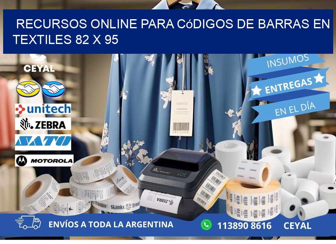 Recursos Online para Códigos de Barras en Textiles 82 x 95