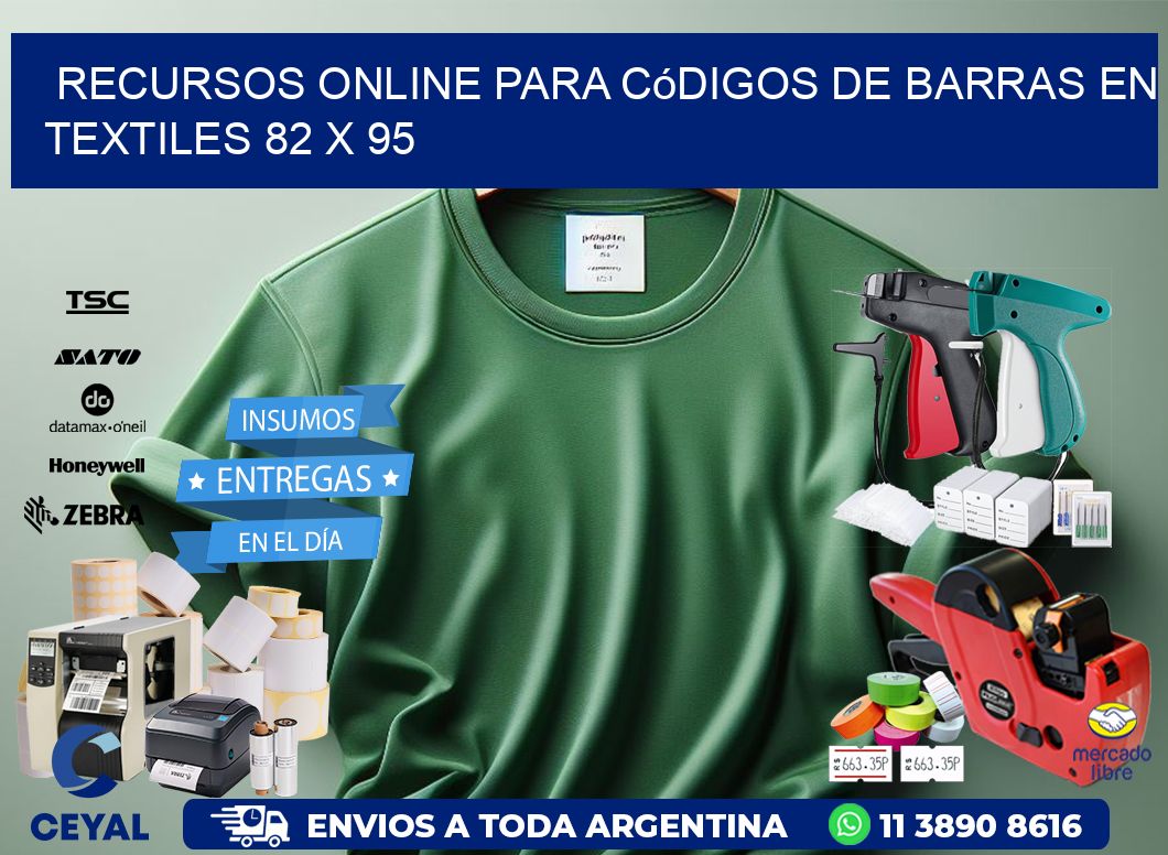 Recursos Online para Códigos de Barras en Textiles 82 x 95