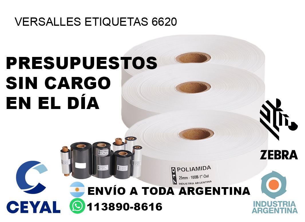 Versalles etiquetas 6620
