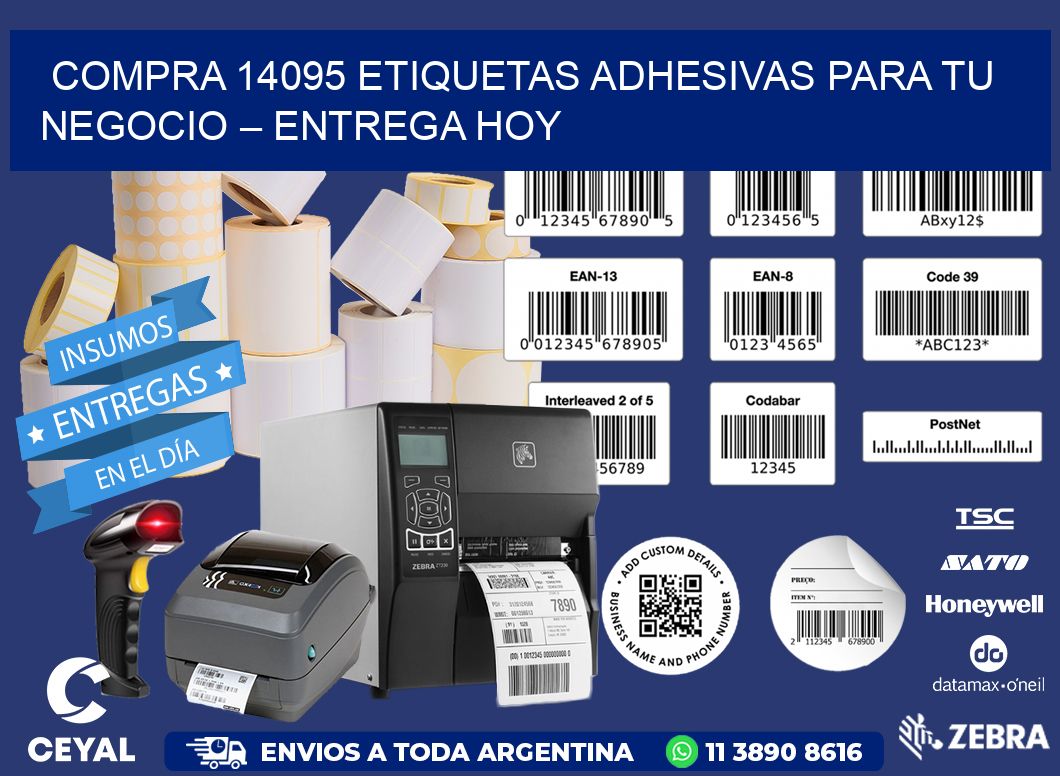 compra 14095 Etiquetas Adhesivas para Tu Negocio – Entrega Hoy