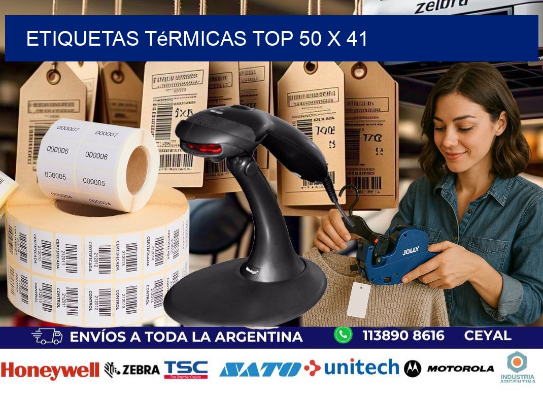 etiquetas Térmicas top 50 x 41