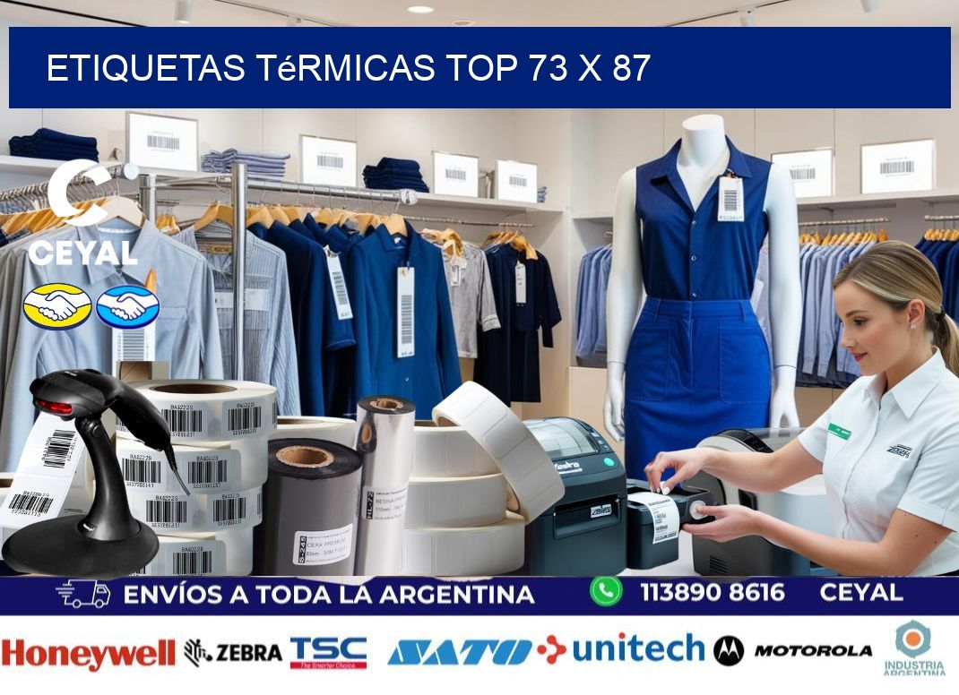 etiquetas Térmicas top 73 x 87
