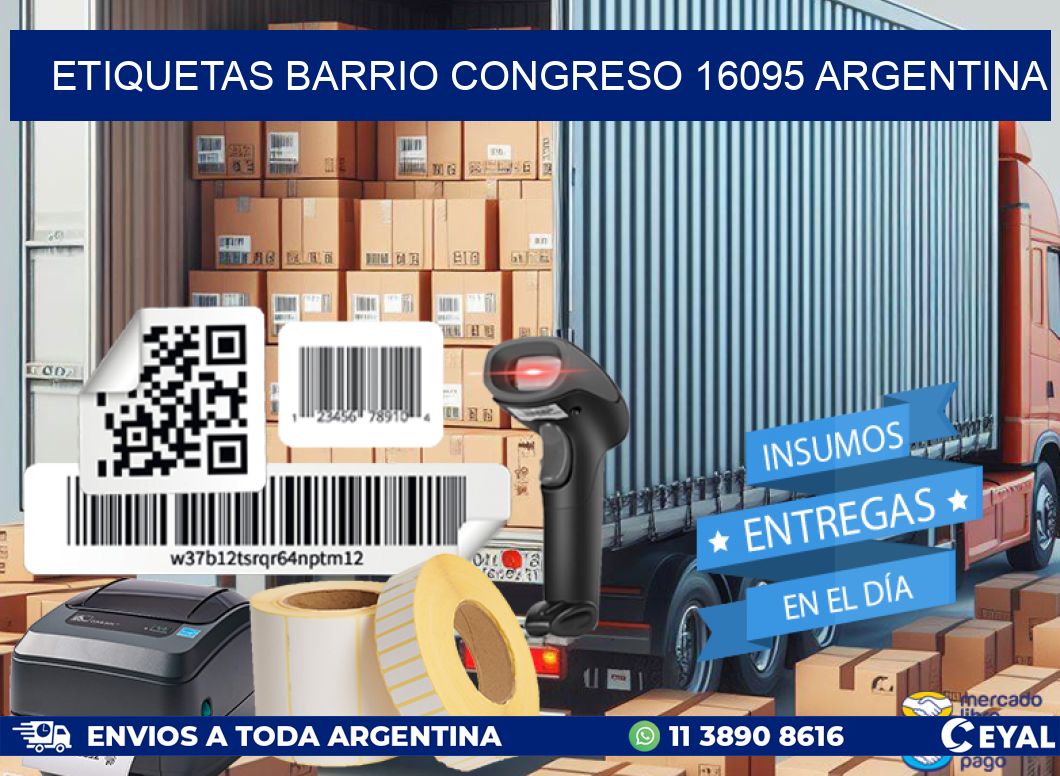 etiquetas barrio congreso 16095 argentina