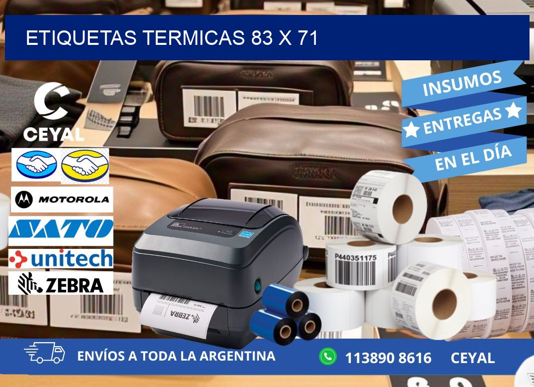 etiquetas termicas 83 x 71