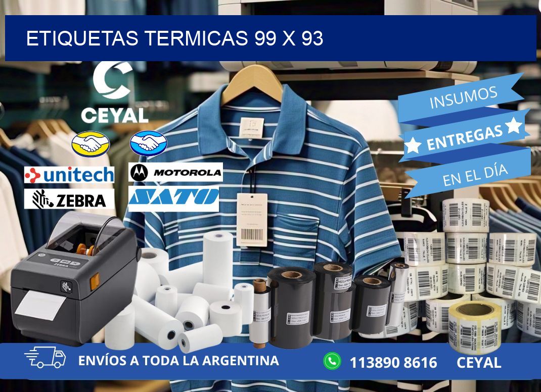 etiquetas termicas 99 x 93