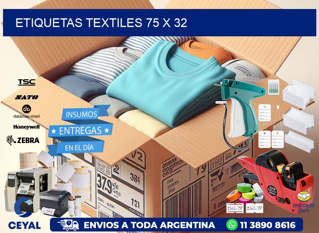 etiquetas textiles 75 x 32