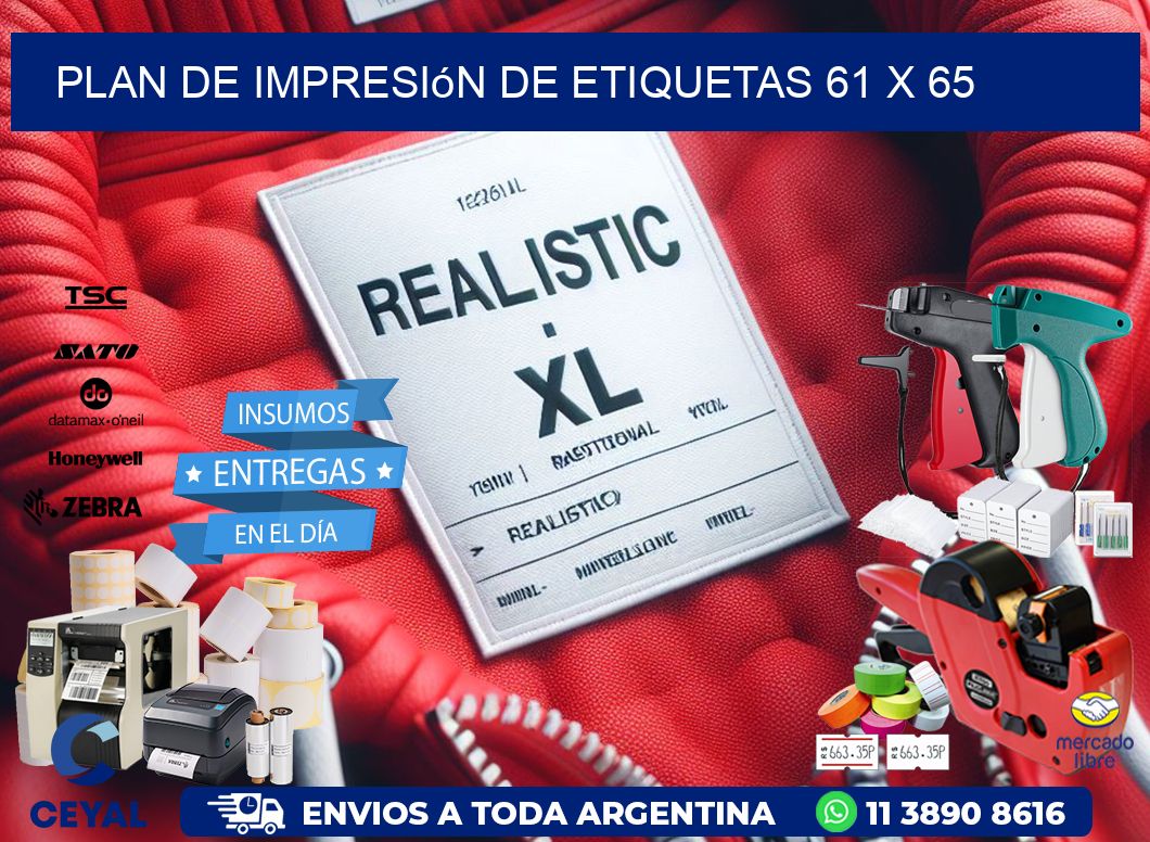 plan de impresión de etiquetas 61 x 65
