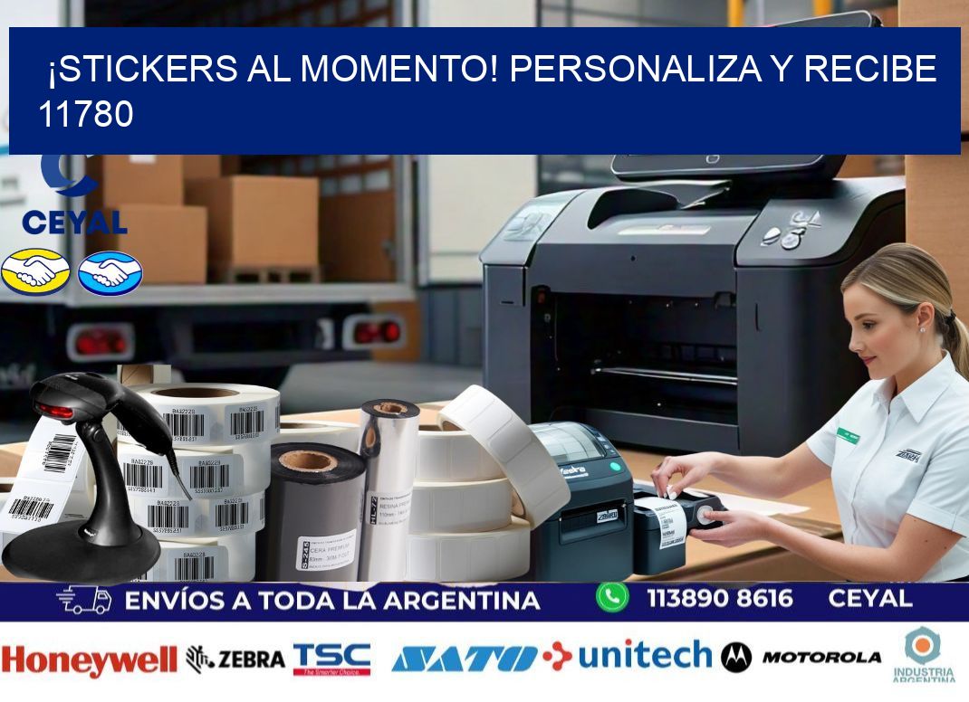 ¡Stickers al Momento! Personaliza y Recibe 11780