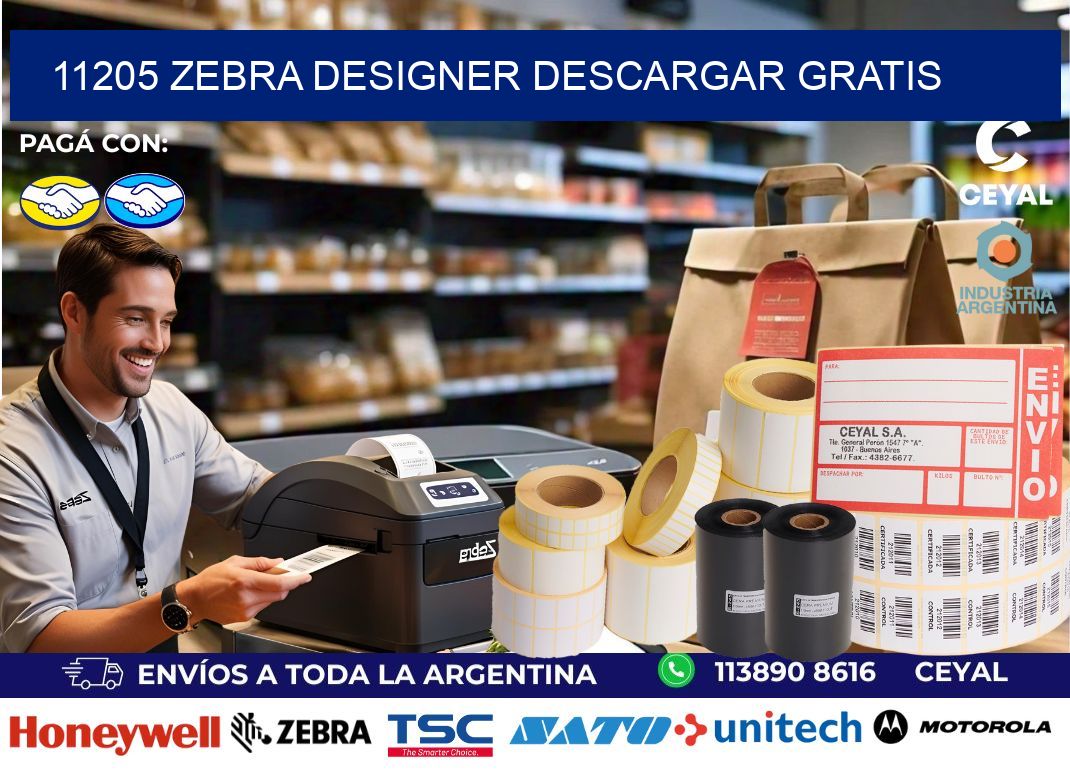 11205 Zebra Designer Descargar gratis