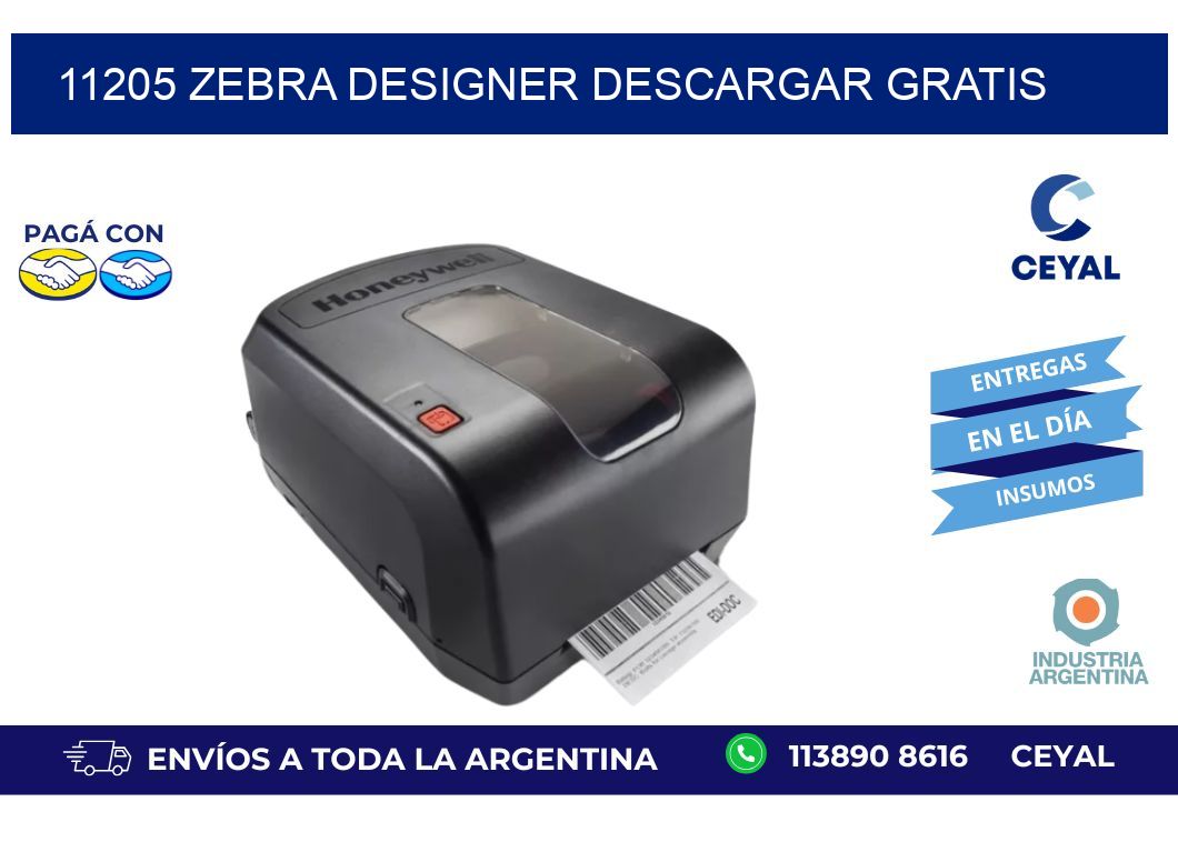 11205 Zebra Designer Descargar gratis