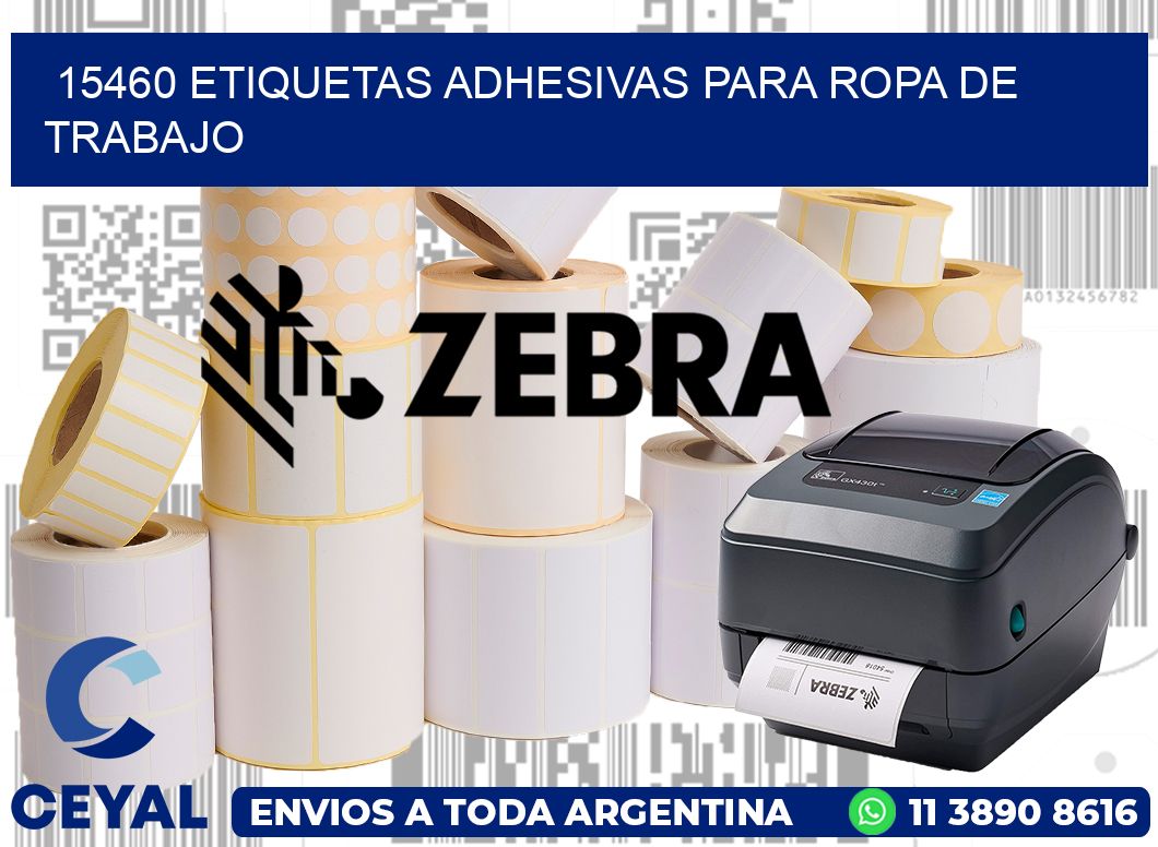 15460 Etiquetas adhesivas para ropa de trabajo