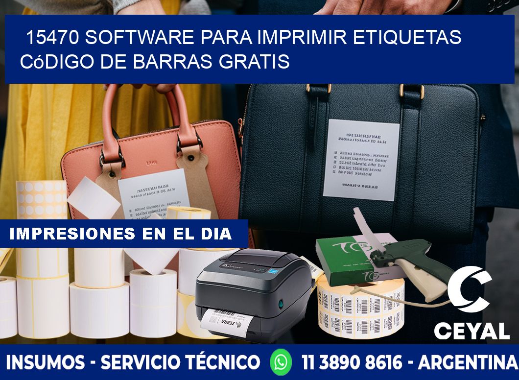 15470 Software para imprimir etiquetas código de barras gratis