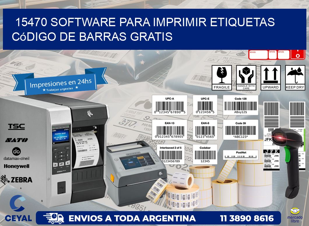 15470 Software para imprimir etiquetas código de barras gratis