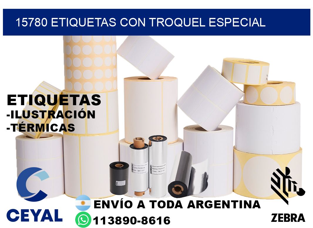 15780 Etiquetas con troquel especial