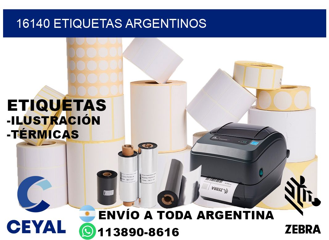 16140 Etiquetas argentinos