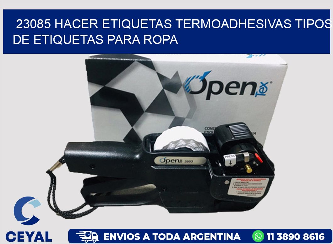 23085 hacer etiquetas termoadhesivas tipos de etiquetas para ropa
