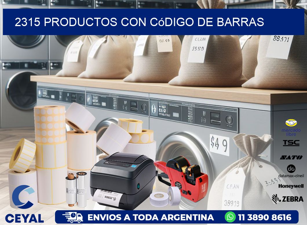 2315 Productos con código de barras