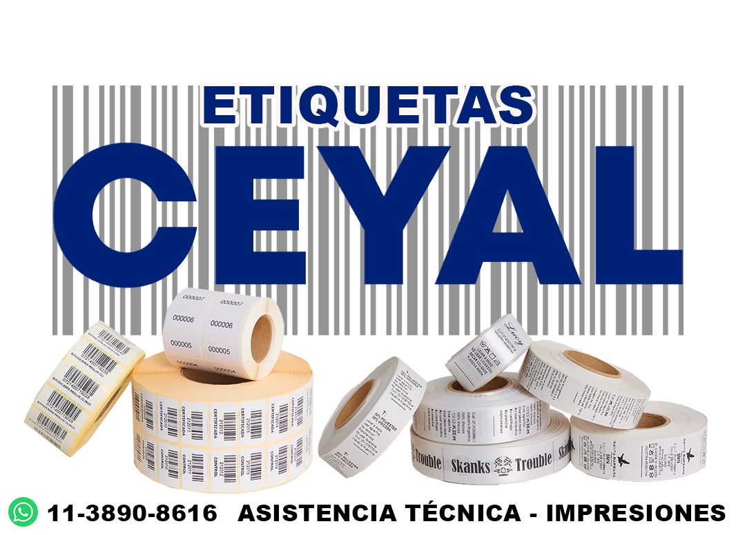 27805 Etiquetas adhesivas para ropa