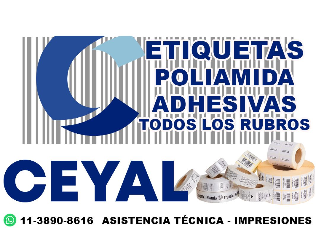27805 Etiquetas adhesivas para ropa