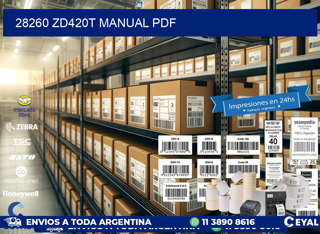 28260 ZD420t manual PDF