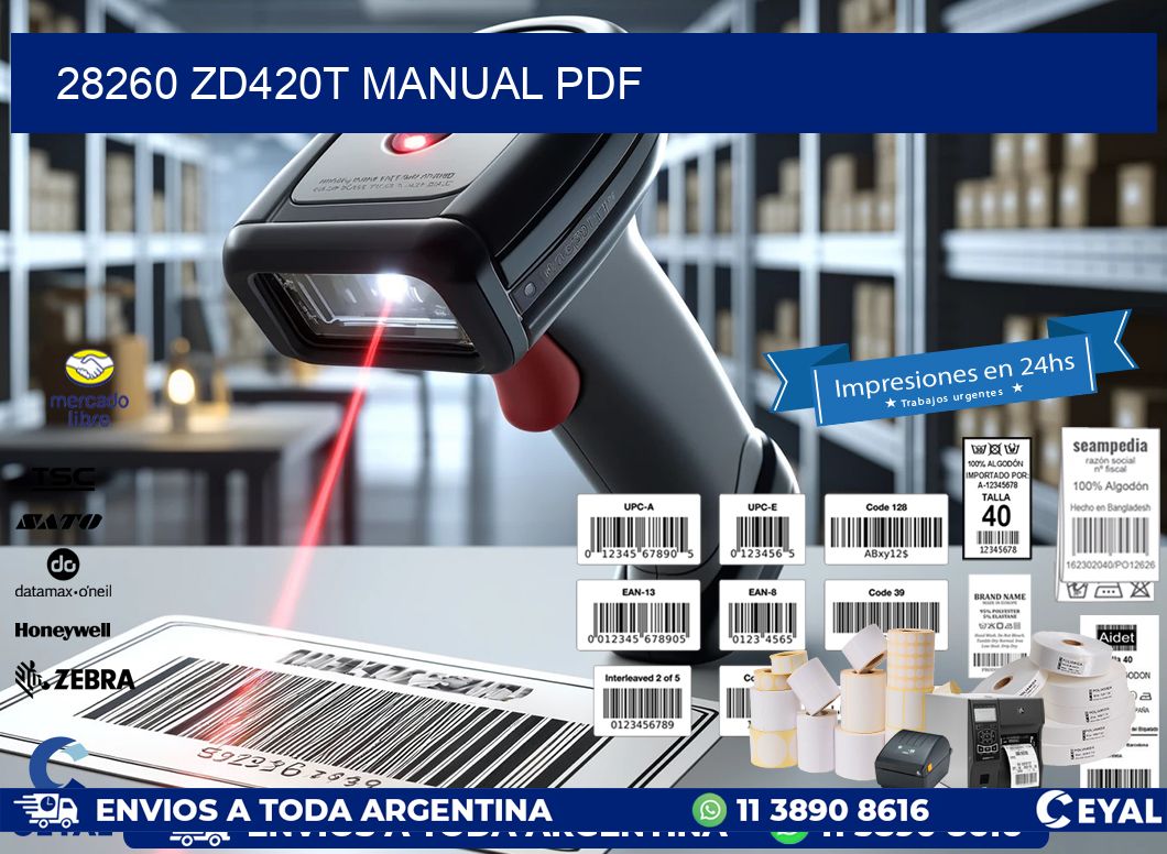 28260 ZD420t manual PDF