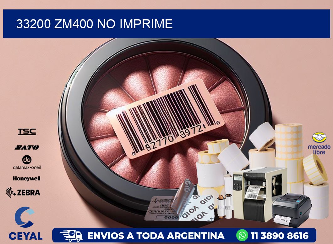 33200 ZM400 no imprime