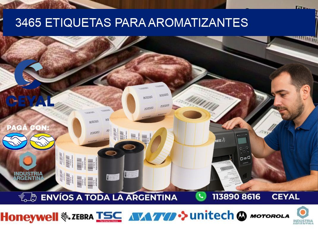 3465 Etiquetas para aromatizantes