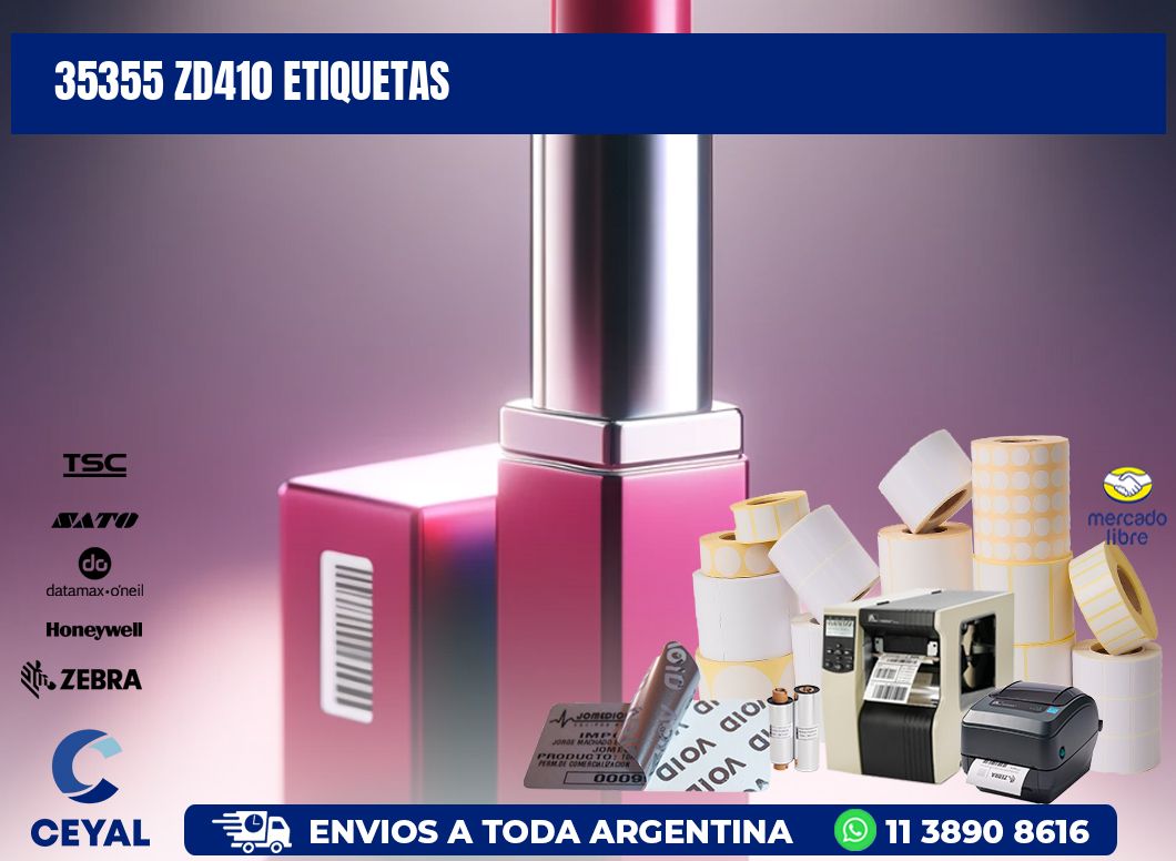 35355 ZD410 etiquetas