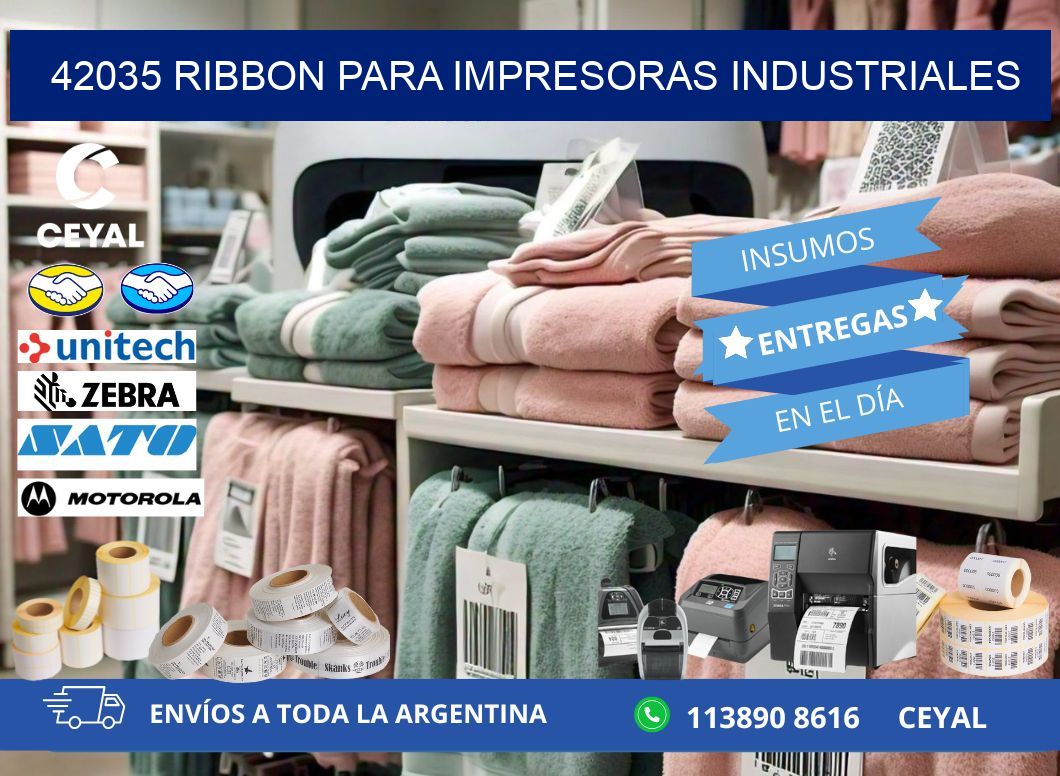 42035 Ribbon para impresoras industriales