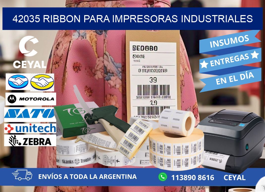 42035 Ribbon para impresoras industriales