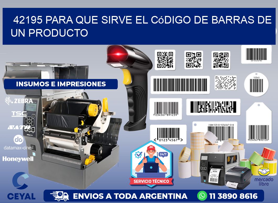 42195 Para que sirve el código de barras de un producto